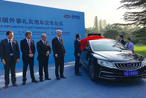 Geely drives diplomatic confidence in its autos
