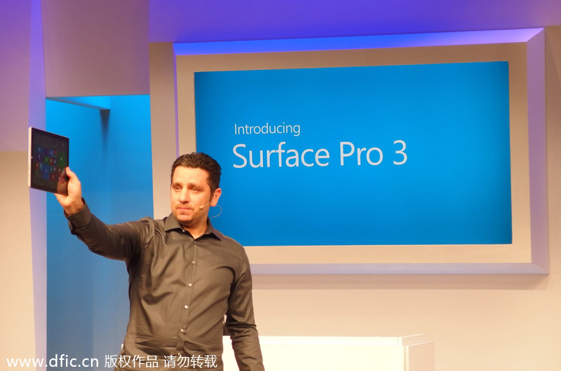 Microsoft launches Surface Pro 3 in New York