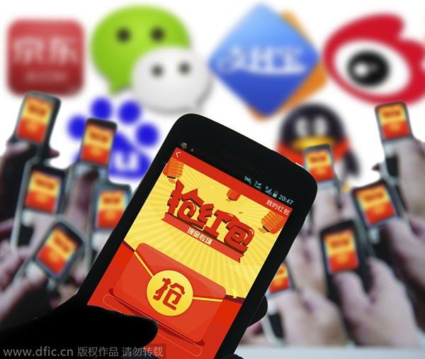 Over 100m people exchange mobile 'lucky money' for Chinese New Year