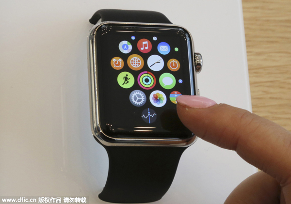 Backlogged orders as shoppers get close-up look at Apple Watch