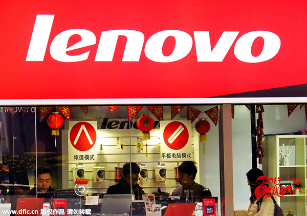 Lenovo reports profit jump, revenue slump in Q3