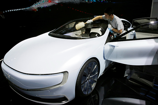 With e-car plant work, LeEco signals grip on cash flow woes