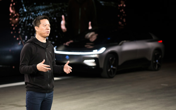 Faraday Future launches new EV at CES