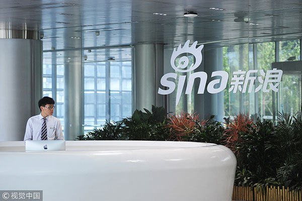 Sina's Q3 operating profit jumps 231%
