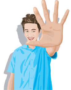 Talk to the hand and everybody else who will listen