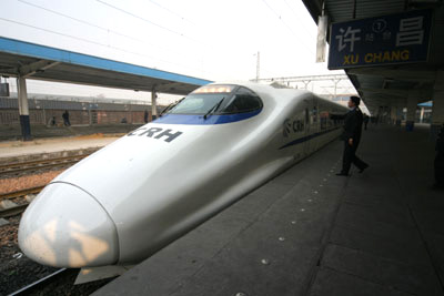 China CRH finishes its test operation