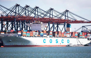 COSCO back to black, saved from delisting