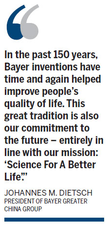 Bayer expands R&D center for Asia-Pacific market