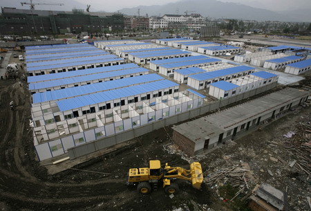 China to build 1m temporary homes for the homeless