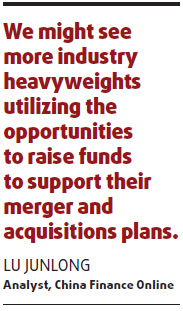 Wind Info: More firms accessing funds from market