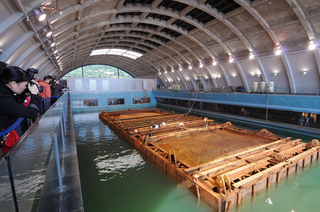 Ancient ship back in business
