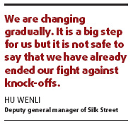 Silk Street make-over is targeting 'knock-offs'