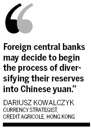 Bond opening to boost yuan