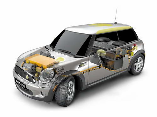 Mini E electric car