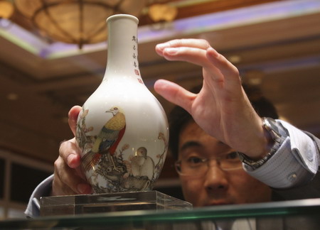 China takes pole position in auctions