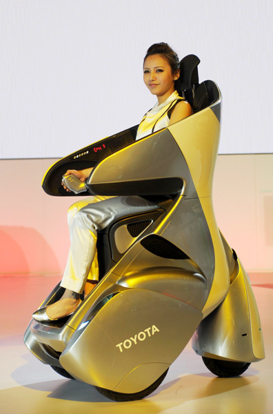 Futuristic wheelchair or real car?