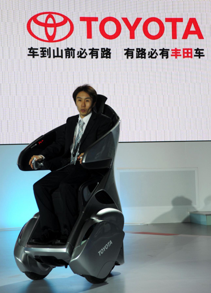 Futuristic wheelchair or real car?