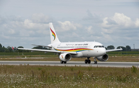 Tibet Airlines receives first A319 from Airbus