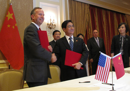 Local governments sign deals with US