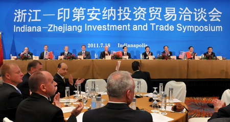 Chinese businessmen seeking opportunities in Indiana