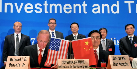 Chinese businessmen seeking opportunities in Indiana