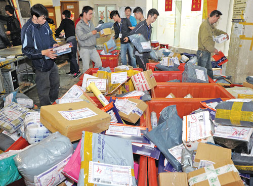 Singles' Day sales push couriers to the limit