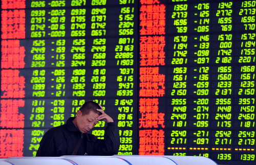 Equities driven lower by slowdown worries