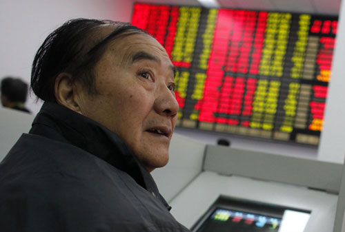 China's benchmark stock index closed 2.3% higher