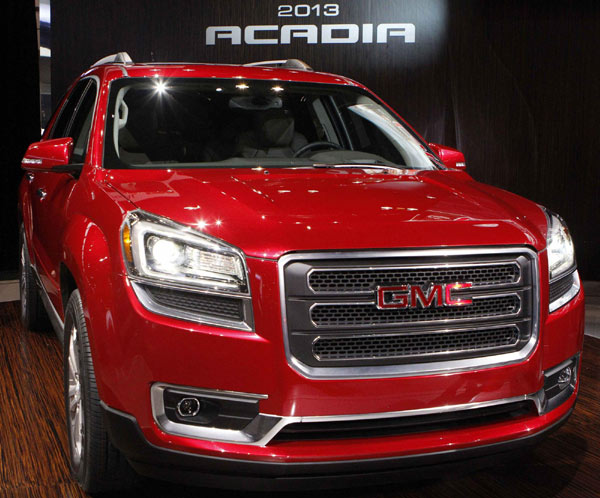 2013 GMC Arcadia at Chicago Auto Show