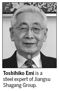 Man of steel offers China solid advice