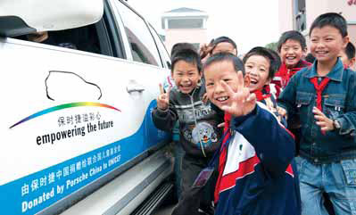 Porsche, UNICEF team to help rural children