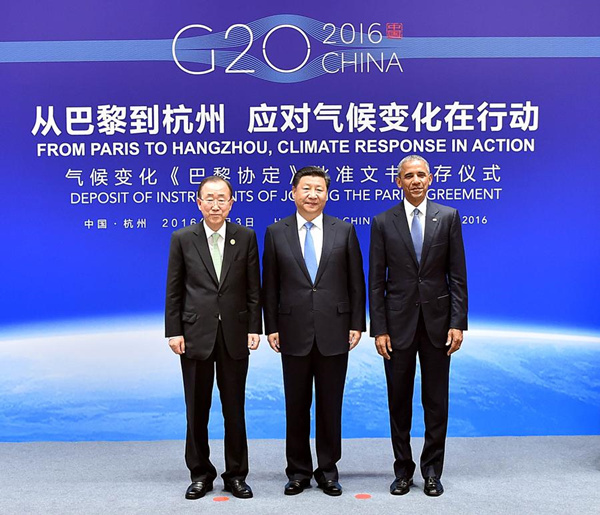 Xi, Obama hail expansion of dialogue, commit to climate deal