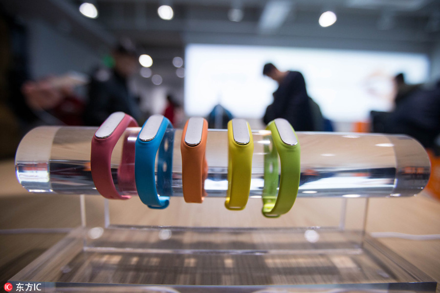 Top 5 wearable device brands on Chinese market