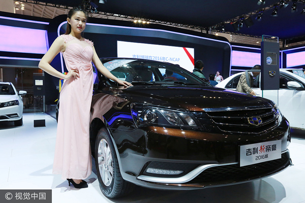 Top 10 sedan brands on China market