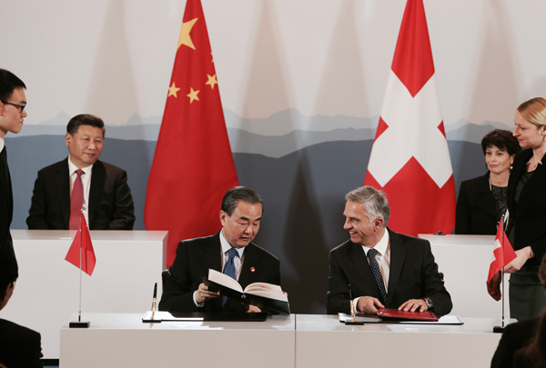 China and Switzerland pledge more cooperation