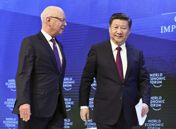 Foreign media on Xi's speech in Davos