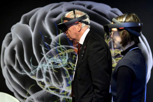 Global and virtual realities at Davos