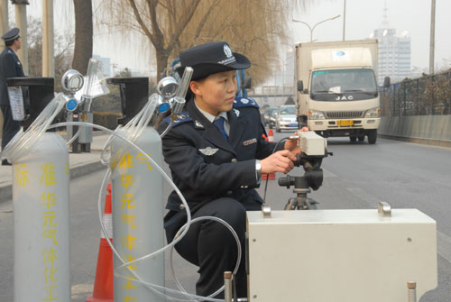 High-emission vehicles banned and fined in Beijing