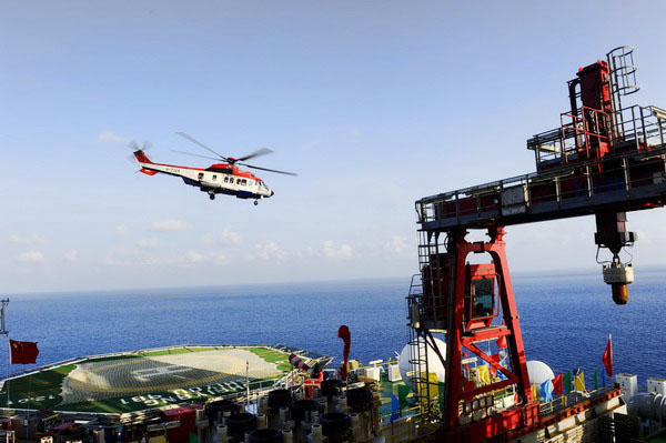 China's first deep-water drill