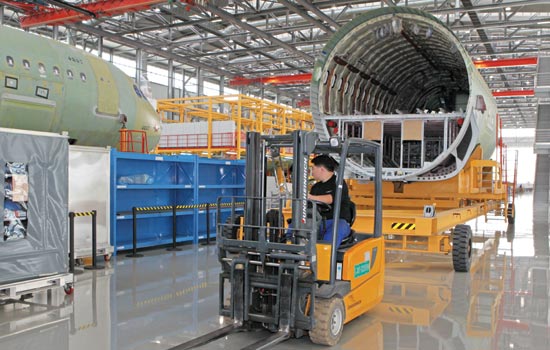 Airbus' assembly line ready for int'l customers