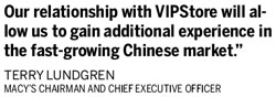 Macy's parades into China
