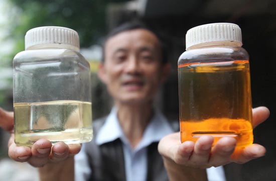 Retired worker's 'homemade biodiesel' ambition