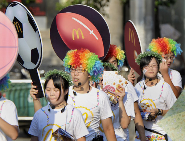 McDonald's in street promo ahead of Olympics