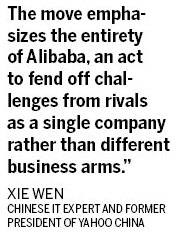 Alibaba launches revamp of units