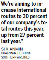 Chinese airlines buck global downturn