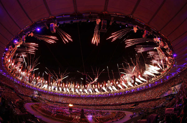 China-made fireworks light up London Olympics