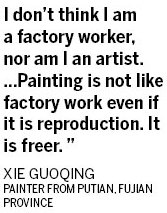 Ol painter's brush with success