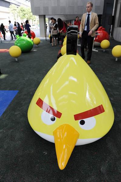 Angry birds land in Shanghai