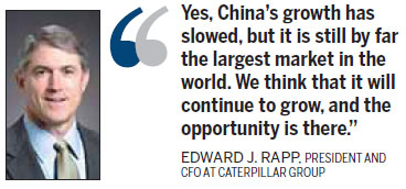 Caterpillar adjusts China plan