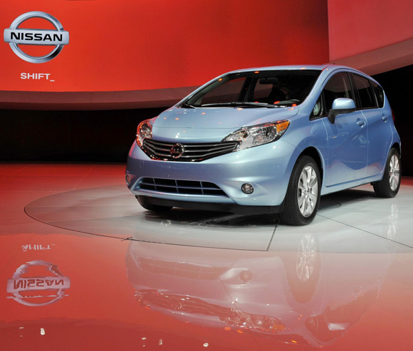 Nissan unveils 2014 Versa Note at Detroit auto show